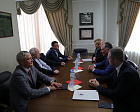 П.А. Рожков в г. Москве принял участие во встрече с президентом ПКР В.П. Лукиным и президентом ОКР С.А. Поздняковым