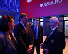 П.А. Рожков в рамках тематического дня спорта на форуме-выставке «Россия» посетил стенды субъектов Российской Федерации и провел рабочие встречи 