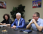 В Москве состоялась рабочая встреча председателя Профсоюза П.А. Рожкова и генерального секретаря Федерации водных видов спорта Р.И. Габдуллина
