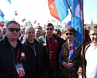П.А. Рожков на Красной площади в г. Москве принял участие в Первомайской акции Профсоюзов, проводимой под девизом «НЕТ – росту налогов и цен! ДА – росту зарплат и пенсий!»