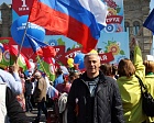П.А. Рожков на Красной площади в г. Москве принял участие в Первомайской акции Профсоюзов, проводимой под девизом «НЕТ – росту налогов и цен! ДА – росту зарплат и пенсий!»